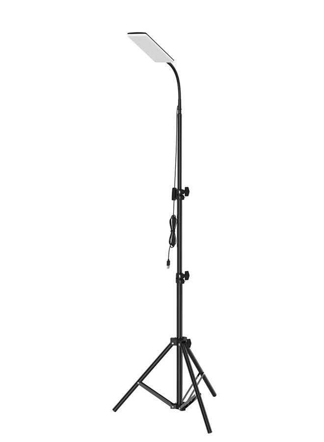 Work Lights with Stand for Camping,1680 Lumen , Adjustable Metal Telescoping Tr 6Ft, USB Interface Powered - Image 1
