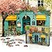 lamplig Jigsaw Puzzles for Adults 1000 Pieces Retro Flower Shop Puzzles 1000 Piece Hard Challenging Family Game Gift Vintage Puzzles with Letters on The Back 11 Poster 276x205 inch - Image 4