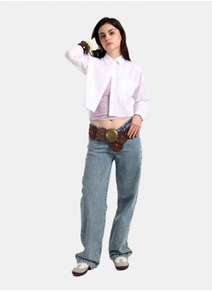 Carina Long Sleeves Cropped Shirt  - Image 5