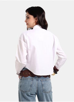 Carina Long Sleeves Cropped Shirt  - Image 3