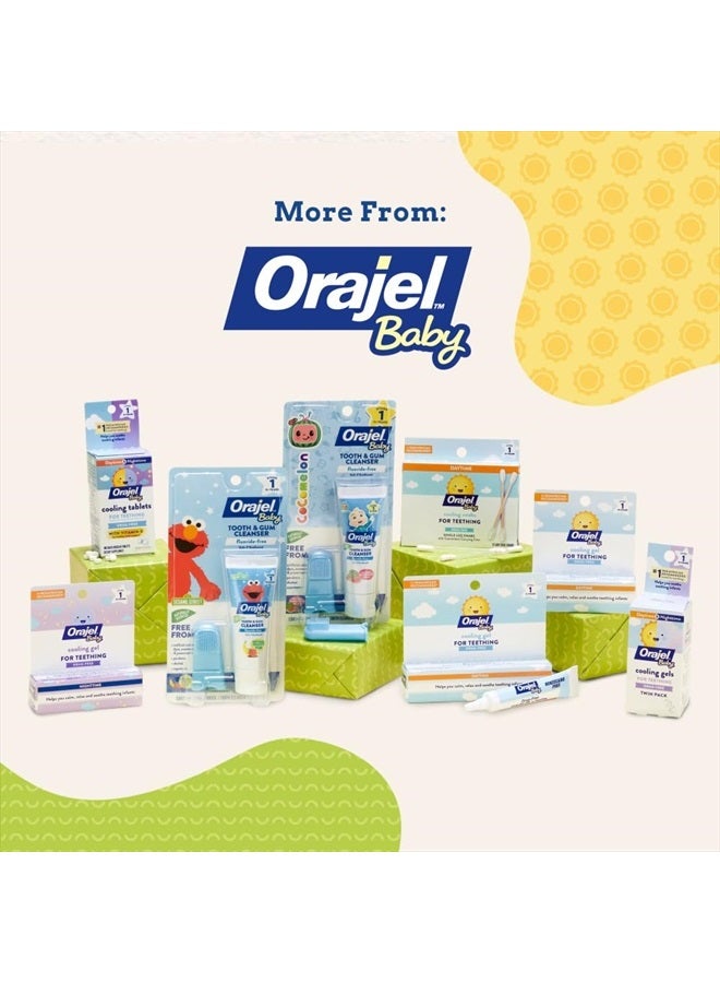 Orajel جل تبريد نهاري للأطفال لآلام التسنين، خالي من الأدوية، العلامة التجارية الموصى بها من قبل أطباء الأطفال لآلام التسنين*، أنبوب 0.33 أونصة - Image 5