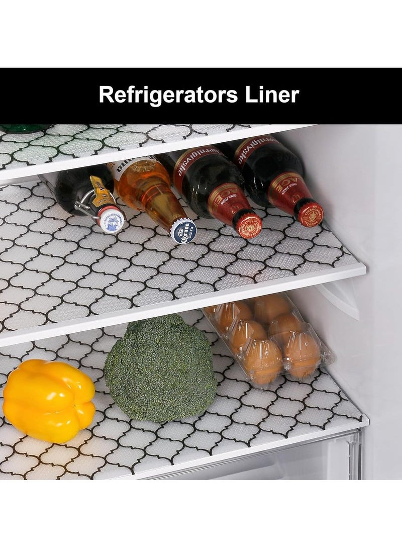 Captaintech Liner, 45*500cm Premium Cabinet Liner for Kitchen, Non Slip Shelf Liners for Kitchen Cabinets, Waterproof Shelf Paper with Modern Pattern, Durable EVA Cabinet Liners  - Image 2