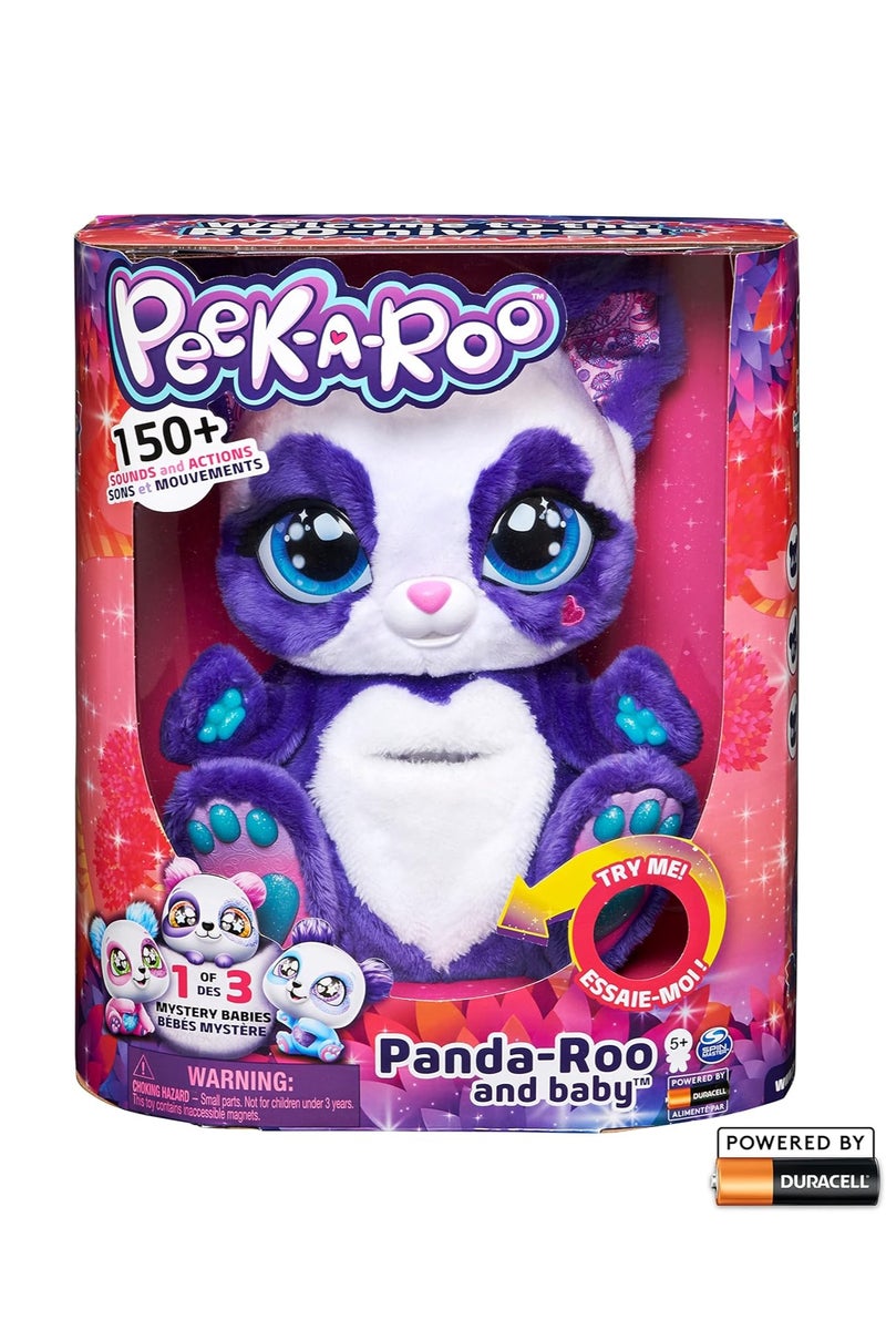 Spin Master LTD. Interactive Panda-Roo Plush Toy with Mystery Baby-Roo Surprise - Over 150 Sounds & Actions, 10+ Engaging Games, Songs, Boosts Imagination & Creativity - Image 1