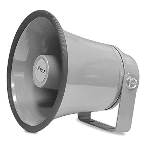 Pyle Indoor / Outdoor PA Horn Speaker - 6.3” Portable PA Speaker with 8 Ohms Impedance & 25 Watts Peak Power - Mounting Bracket & Hardware Included - Pyle PHSP6K, White, 6.3-Inch - Image 2