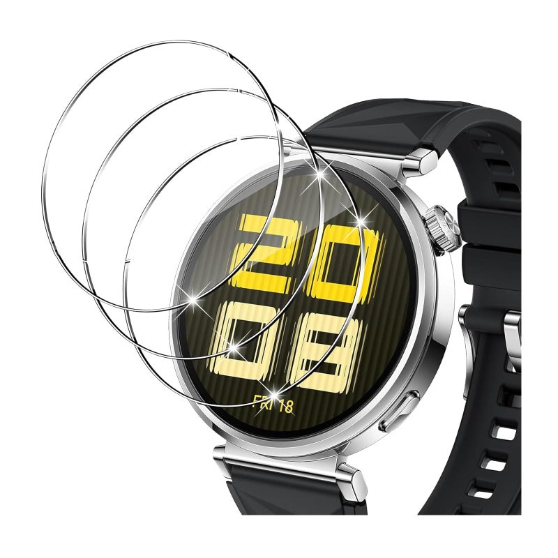 Vurtboly 3 Pack Screen Protector for Huawei Watch GT5 2024 41mm/42mm, HD Clear, Bubble-Free, Anti-Scratch Tempered Glass - Image 1