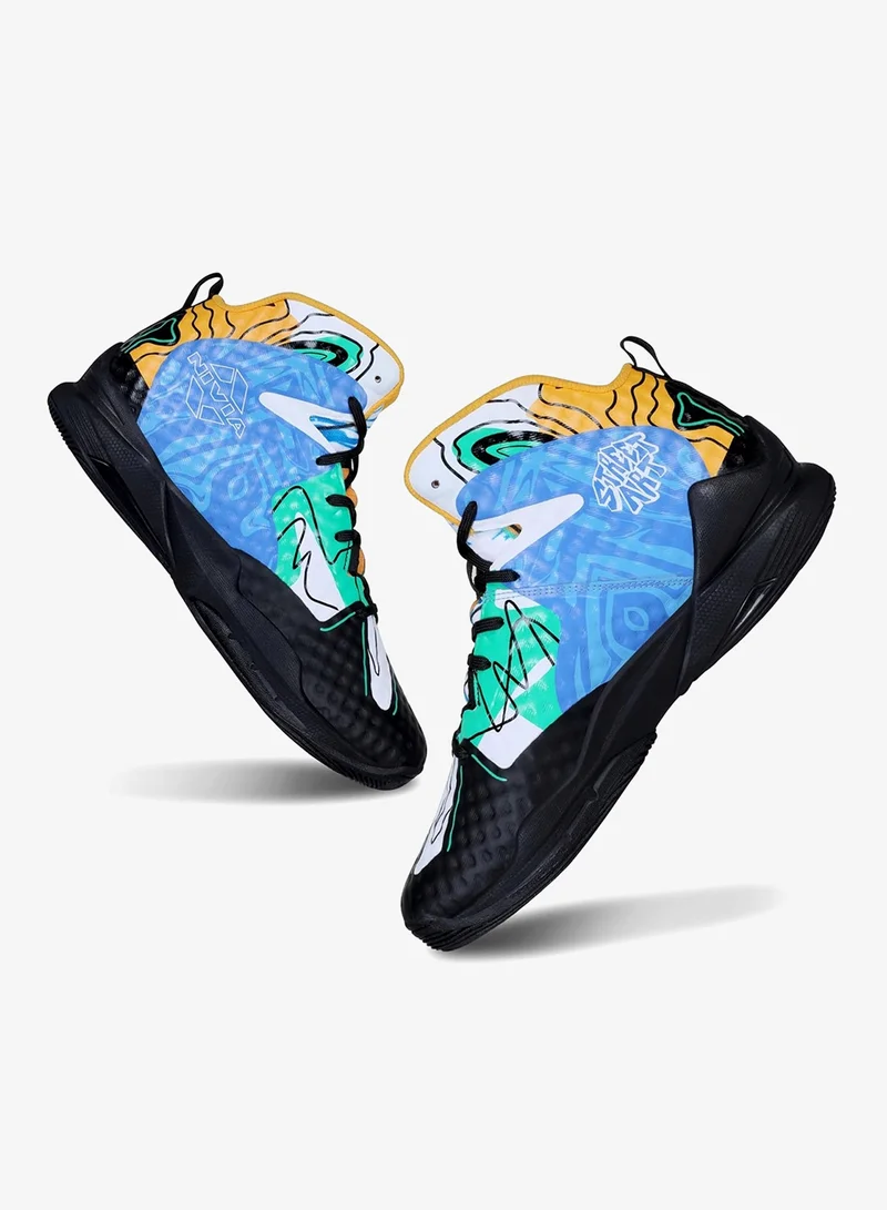 Nivia  Street Art Basketball Jersey Set with Shoes and Basketball - Size XL, Size 9  | Best Price UAE