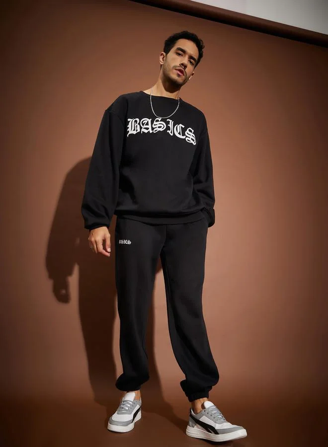 Mascln Sassafras Mascln Sassafras Basic Print Oversized Sweatshirt