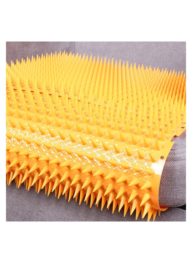 SYOSI - Cat Repellent Outdoor Mat, 16 Pack Cats Dogs Plastic Mats with Spikes, Bendable Spiked Deterrent Training PET Mat, Cat Repellent Mats for Indoor Outdoor Supplies, 18.3 Square Feet, 16 x 13 Inch - Image 1