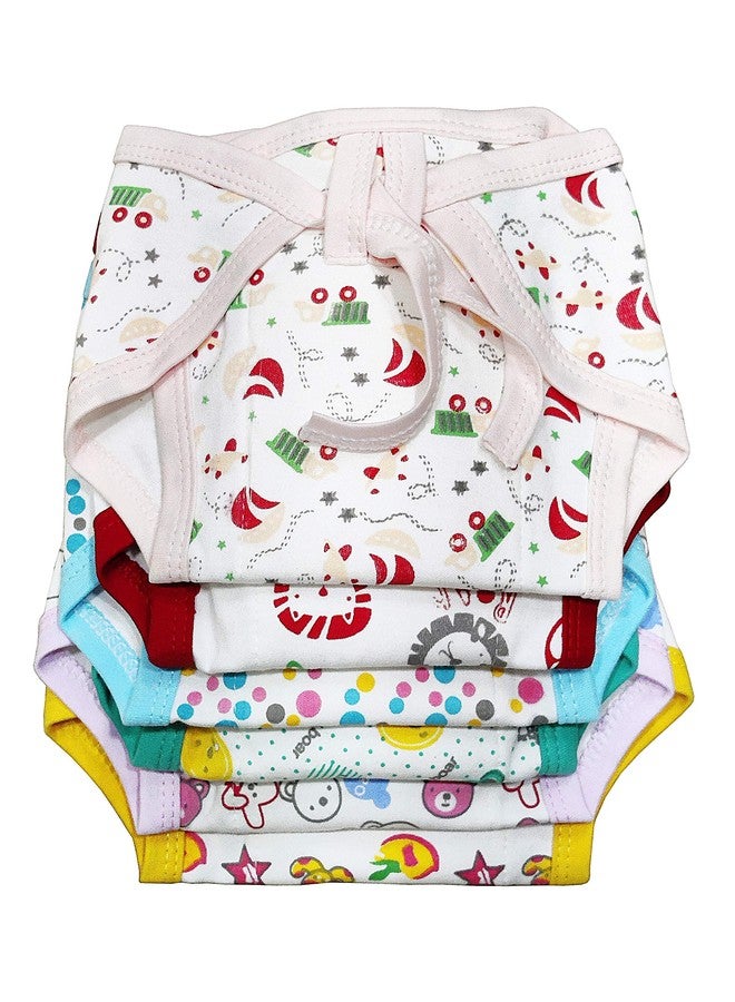 MURLI Baby's Cotton Cloth Diapers/Langot Washable and Reusable Nappies Pack of 6 Pieces (Multi) (0-3 months) - Image 5