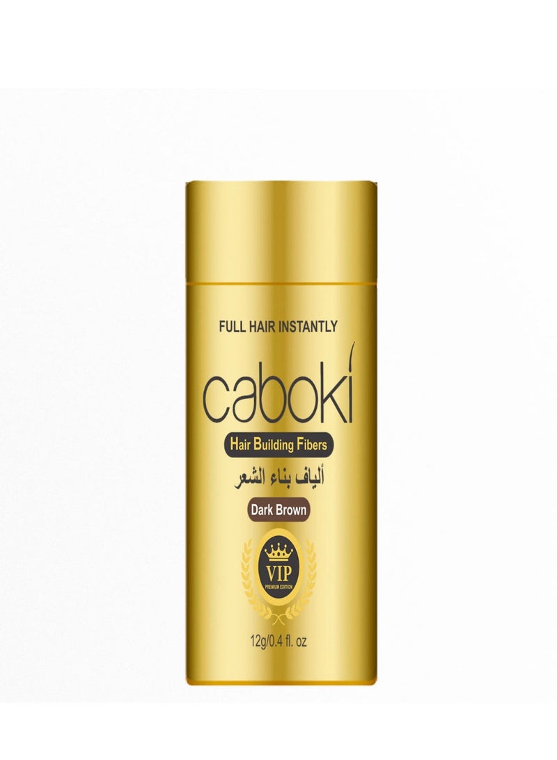 Caboki Hair Building Fiber Instant Hair Loss Concealer Dark Brown 12g - Image 2