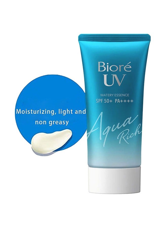 Biore UV Watery Essence SPF 50+ PA++++ Sunscreen For Face 50g Helps Protect Your Face from UV Rays and Moisturizes Can Easily be Worn Alone or Under Makeup Perfectly Blends Into Liquid Foundation - Image 1