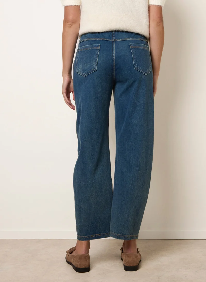 بلو فانيلا Seam Detail Jeans