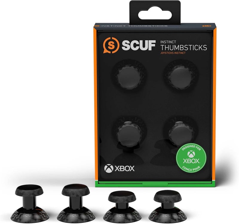 SCUF Instinct Interchangeable Thumbsticks Black 4 Pack, Replacement Joysticks Only for Instinct Pro Performance Xbox Series X|S Controller - Xbox Series X; - Image 1