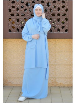 DAMAS COLLECTION P101-umrah essentials Jilbab for women with tow style Skirt or Trouser -4 piece Prayer Clothes for Muslim Women-Islamic Abaya Dress Outfit maxi with scarf and small bag- Modest suit Women  - Image 1