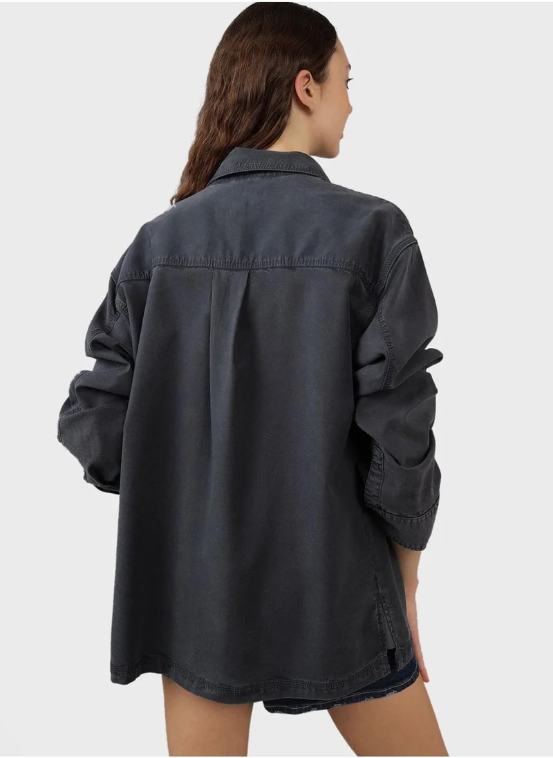 امريكان ايجل Essential Button Up Shirt