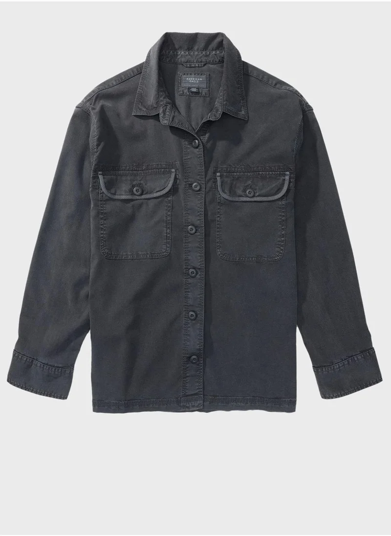 امريكان ايجل Essential Button Up Shirt