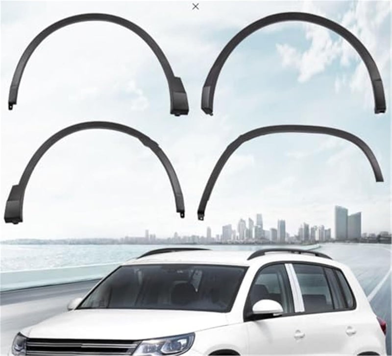 DEMULAX Car Wheel Eyebrow Protector Kit for VW Tiguan - Image 4