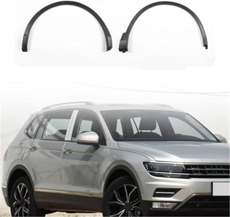 DEMULAX Car Wheel Eyebrow Protector Kit for VW Tiguan - Image 3