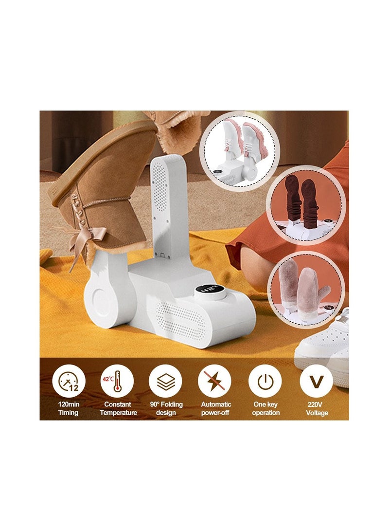 Portable Electric fast heater shoe dryer white  - Image 1
