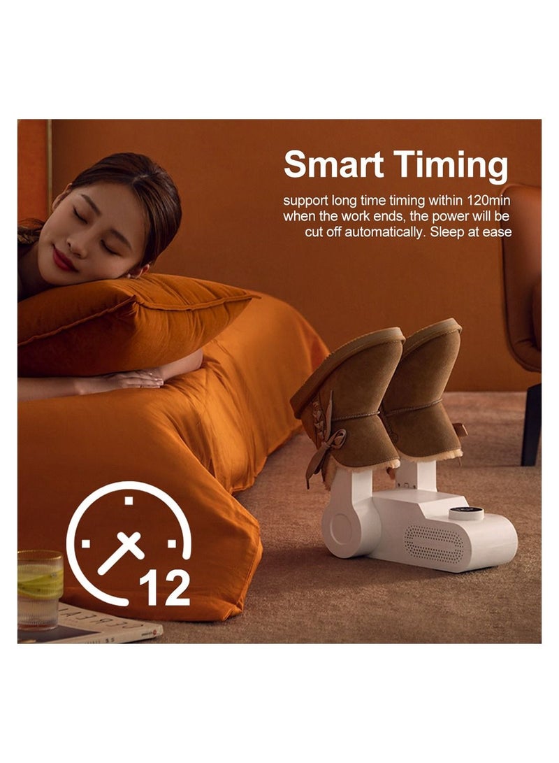 Portable Electric fast heater shoe dryer white  - Image 4
