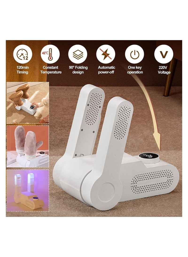 Portable Electric fast heater shoe dryer white  - Image 5