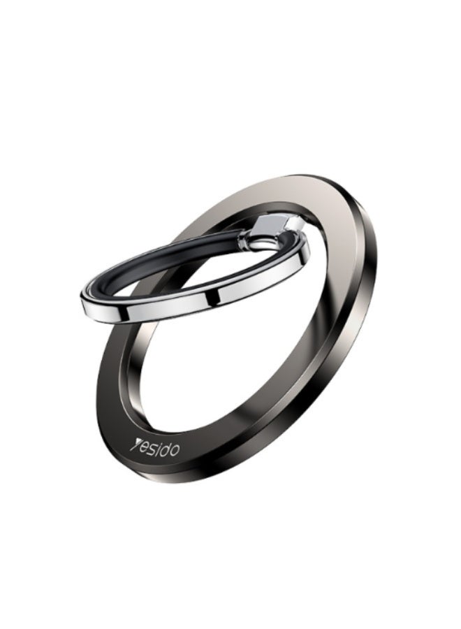 Yesido C205 Metal Folding Ring Phone Holder - Built-in N52 Magnets Double Ring - 360 Free Rotation. - Image 1