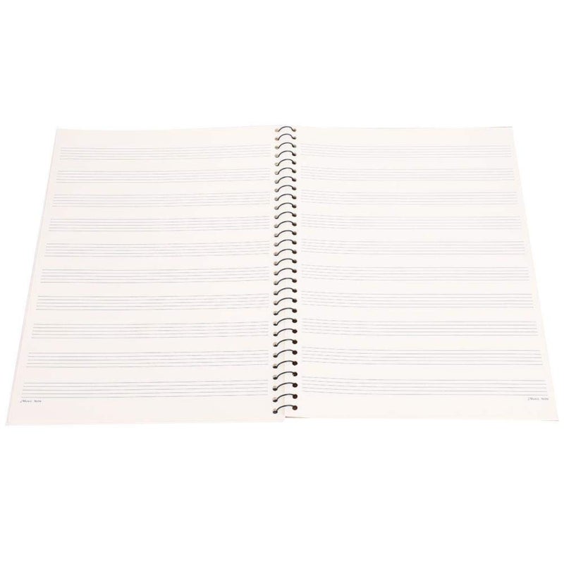 Black piano pattern blank sheet music book - Image 3