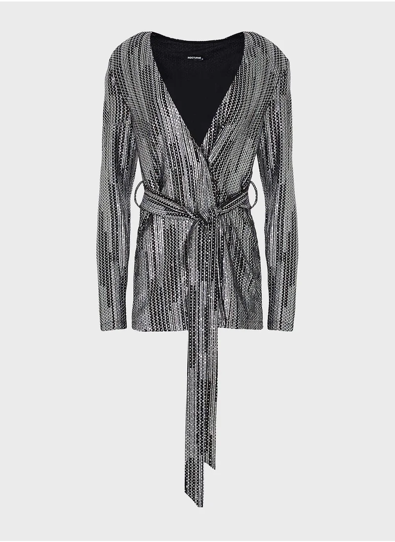 نوكتورن Waist Belted Jacket