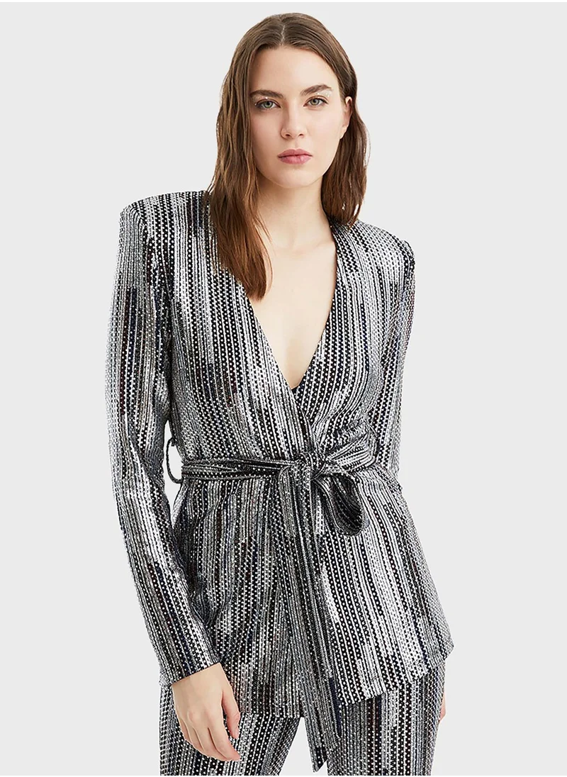نوكتورن Waist Belted Jacket