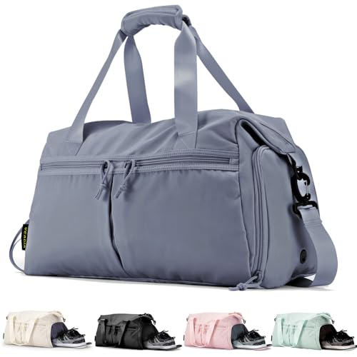 VEAGIA Weekender Duffel Bag With Shoe Compartment And Wet Pocket-Luggage Everyday Overnight Bag for Men and Women Travel-Carry On Gym Bag - Image 1