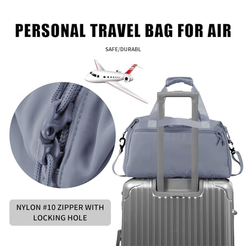 VEAGIA Weekender Duffel Bag With Shoe Compartment And Wet Pocket-Luggage Everyday Overnight Bag for Men and Women Travel-Carry On Gym Bag - Image 4