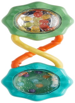Bright Starts Bright Starts Rattle & Shake Barbell Toy, Ages 3 Months and Up Green  - Image 5