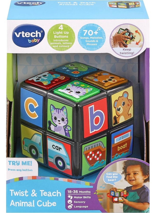 VTech Baby Twist & Teach Animal Cube - Image 1