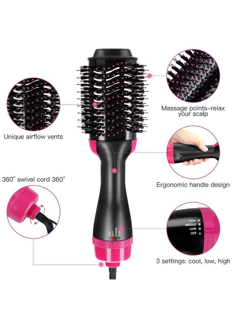 One Step 3 in 1 Hair Dryer and Volumizer One Step Negative Iron Straightening Brush Salon Hair Dryer Curling Comb Hot Air  - Image 5
