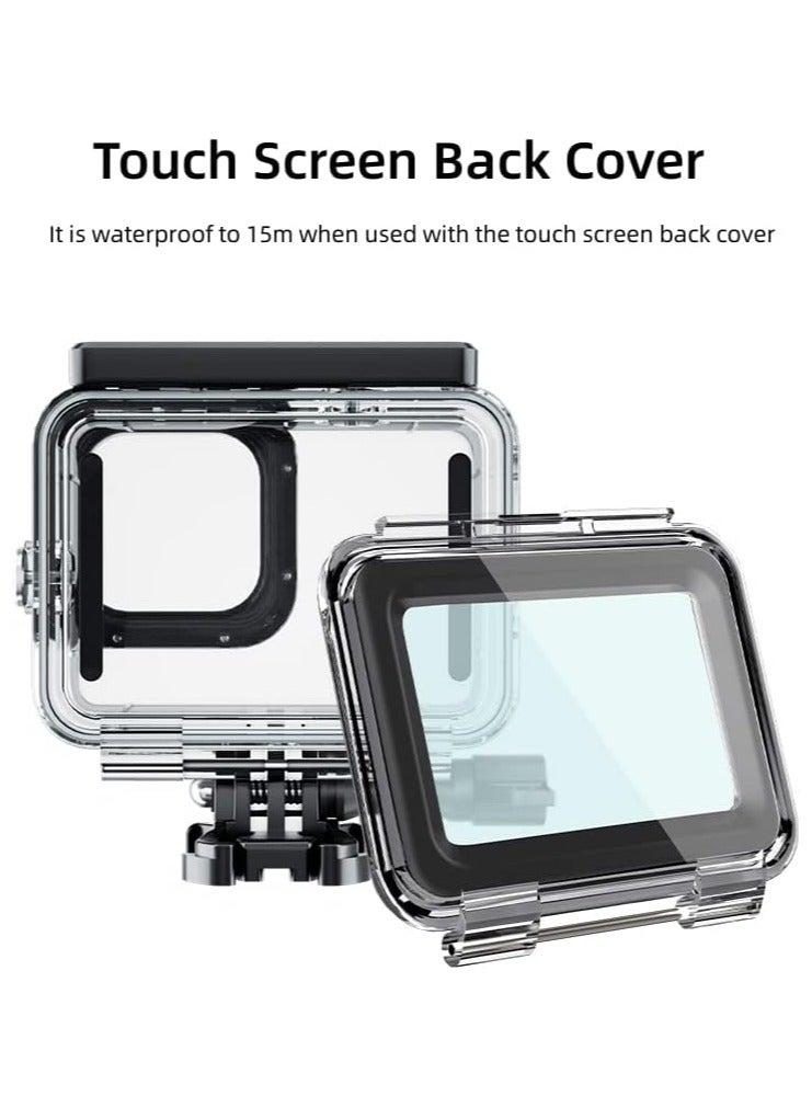General Waterproof Case for Gopro HERO 11 10 9 Black, 50M Underwater Diving Transparent Case with Quick-Release Bracket for Gopro HERO11 10 Black Sports Camera  - Image 5