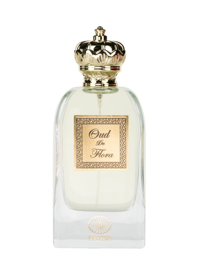 Moin Oud De Flora Luxury Perfume for Men & Women Fresh Citrus100ml - Floral & Musk Notes - Long Lasting Fragrance - Ideal for Day or Night Wear - Perfect Gift for Special Occasions  - Image 3