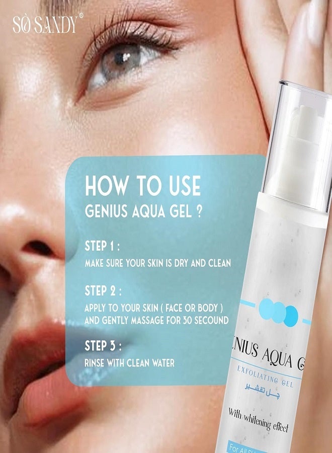 So Sandy Genius Aqua Exfoliating Gel with whitening Effect 50g - Image 4