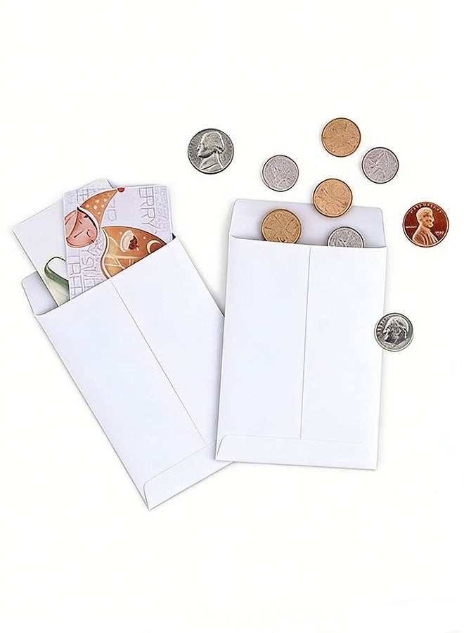 Happy D 100 Pack Seed Envelopes, Small Coin Envelopes, Self-Adhesive Kraft Paper Envelopes for Cash, Seeds, Mini Parts, Stamps, Storage, Office, Garden, or Wedding Gift (2.25"×3.5") - Image 4