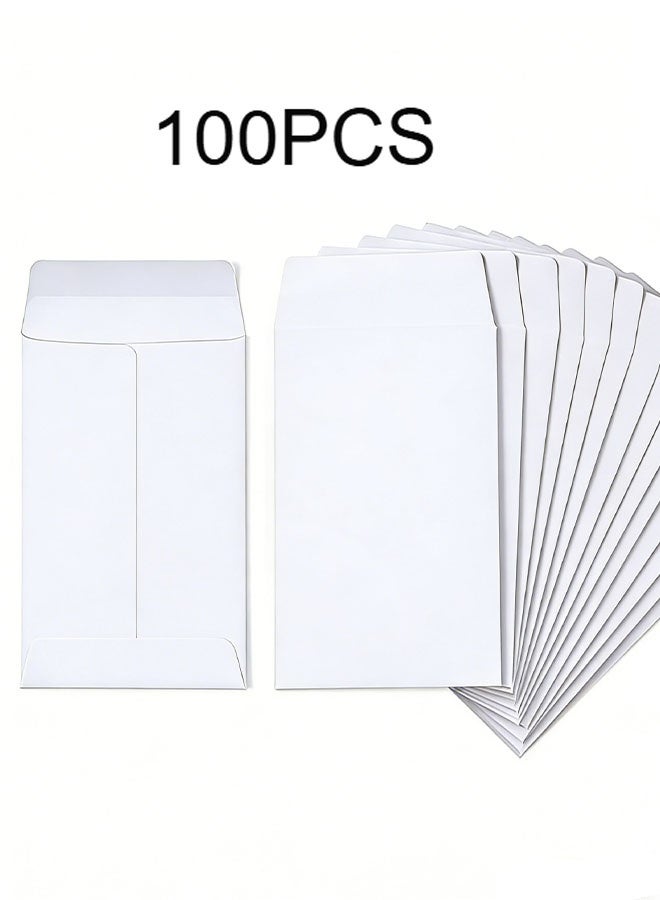 Happy D 100 Pack Seed Envelopes, Small Coin Envelopes, Self-Adhesive Kraft Paper Envelopes for Cash, Seeds, Mini Parts, Stamps, Storage, Office, Garden, or Wedding Gift (2.25"×3.5") - Image 1