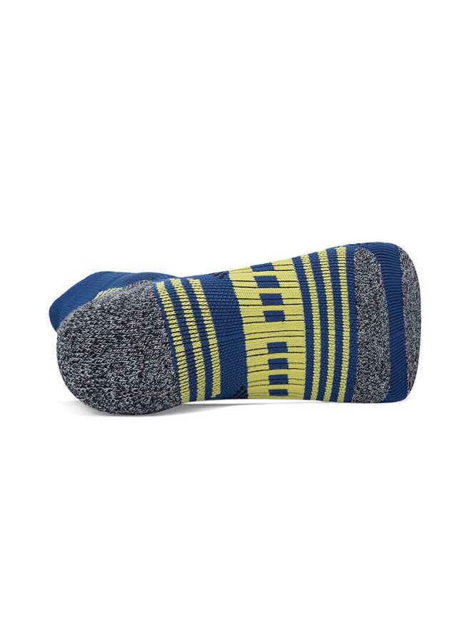 Tfo Compeion-level Outdoor Sports Socks Breathable Hiking Elastic Mountaineering Running Socks A213 Men's Dark Blue - Image 4