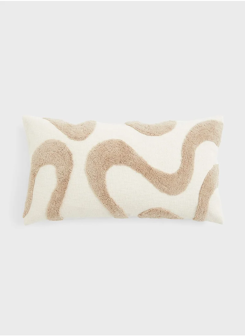 اتش اند ام Patterned Cotton Cushion Cover