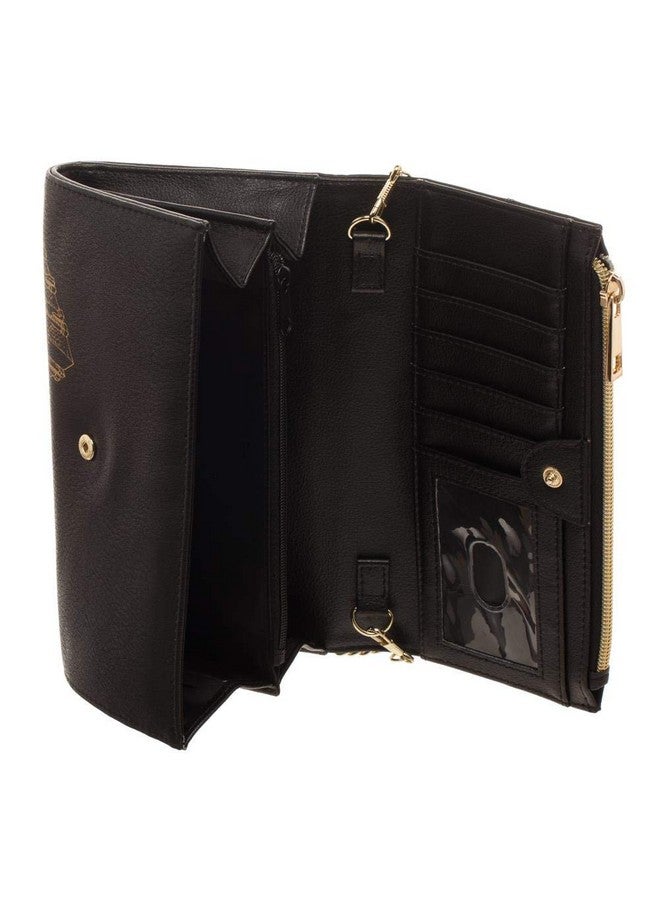 Bioworld Harry Potter Mischief Managed Foldover With Chain Strap Wallet - Image 3