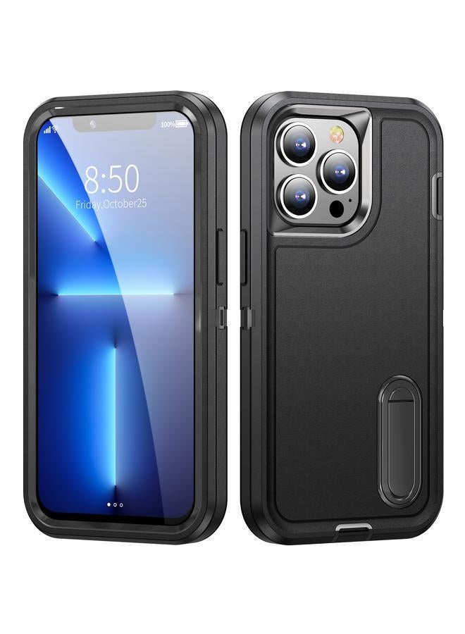 S-TOP Case For iPhone 13 Pro Max 3 in 1 Rugged Holder Phone Case - Image 1