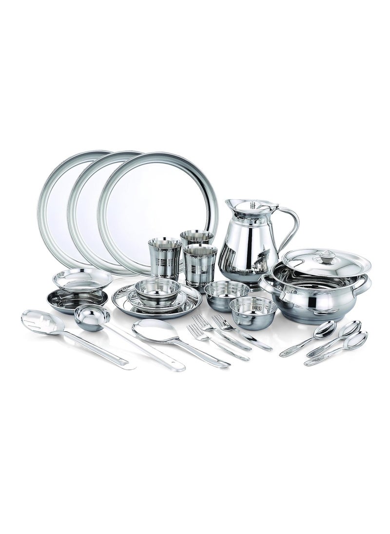 Expresso Expresso - 25 Pieces High Grade Quality Stainless Steel Dishwasher Safe Serving Dinner Set  - Image 1