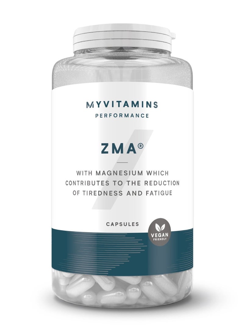 MyVitamins ZMA Capsules – Zinc, Magnesium & Vitamin B6 for Muscle Recovery, Sleep & Performance (90 capsules) - Image 1
