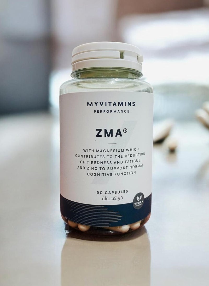 MyVitamins ZMA Capsules – Zinc, Magnesium & Vitamin B6 for Muscle Recovery, Sleep & Performance (90 capsules) - Image 2