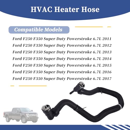 Getfarway HVAC Heater Hose BC3Z18472E BC3Z18472E Compatible with Ford F250 F350 Super Duty Powerstroke 67L 20112017 BC3Z18472E - Image 3