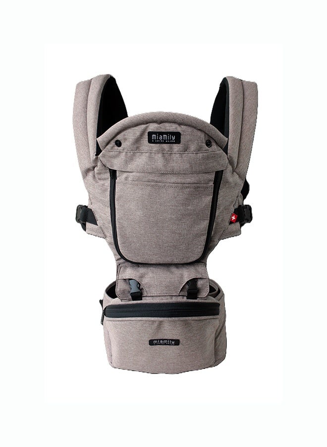 MiaMily Hipster Plus Baby Carrier - Stone Grey - Image 1