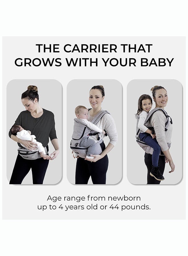 MiaMily Hipster Plus Baby Carrier - Stone Grey - Image 5
