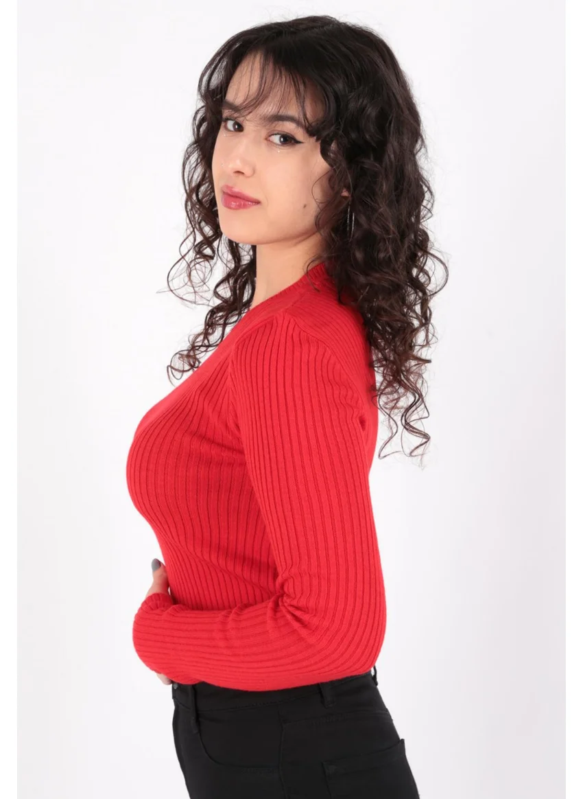 فاشن فريندز 23K0290K1 Women's Crew Neck Sweater